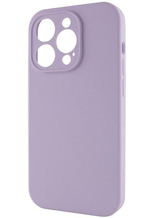 Чехол silicone case full camera protective (aa) no logo для apple iphone 13 pro max (6.7") сиреневый / lilac 4