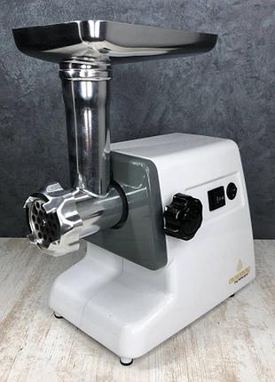 Мясорубка электрическая crownberg cb-4214 с соковыжималкой, 2500 вт