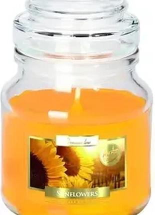 Свічка в склянці ароматизована snd 71-330 sunflowers