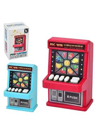 Гра ігровий автомат fruit lottery machine me-111 муз,світ,бат, кор 8*12,5*7 см