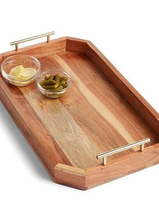 Сервірувальна дошка з натурального дерева liveedge serve board покрита масло-воском 23444555