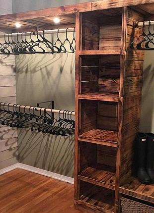 Шафа з натурального дерева, гардероб nordwood wardrobe шнд0039