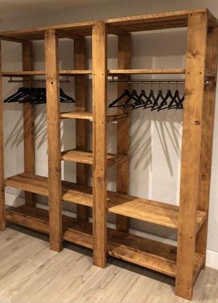 Шкаф из натурального дерева, гардероб naturawood cabinet шнд0035