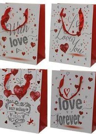 Пакет подарунковий ss with love 14.5/15/6 r91305-ss