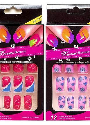 Набір накладних нігтів hucai beauty cd23