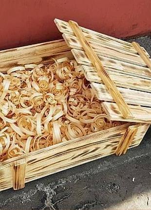 Деревяний бокс для квітів , продуктів, подарунків