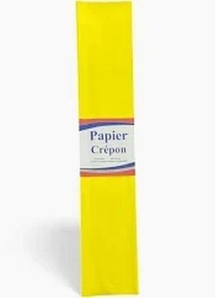 Папір гофрований 17г/м2 75%,ср-75-706 50*200см, жовтий