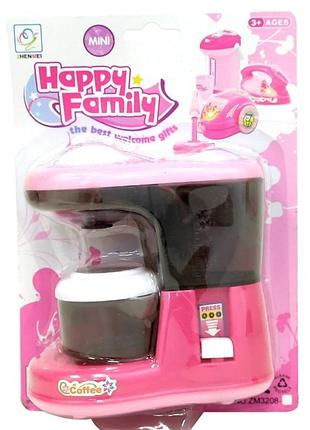Кавоварка happy family zm3208-5 на батар, світл, звук на планшетці 21*15*7см