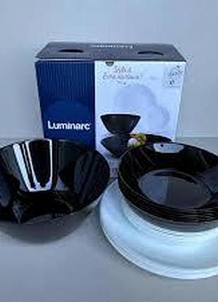 Сервиз luminarc lillie blackwhite /19пр.