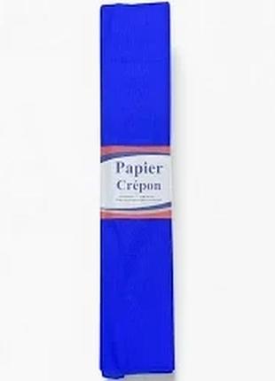 Папір гофрований ср-75-708 17г/м2 75%, 50*200см, синій