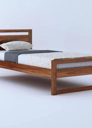 Ліжко з натурального дерева для готелів і закладів foreststay comfort line лдг075