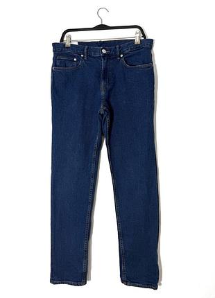 Сині чоловічі джинси h&m slim fit