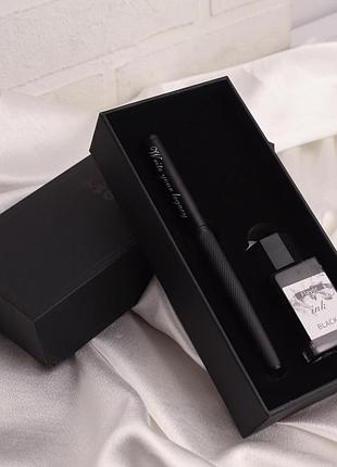 Подарунковий набір перо "graphite" у коробці з іменним гравіюванням
