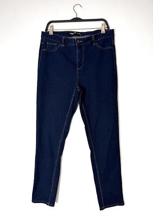 Синие женские джинсы слим george fashion fit