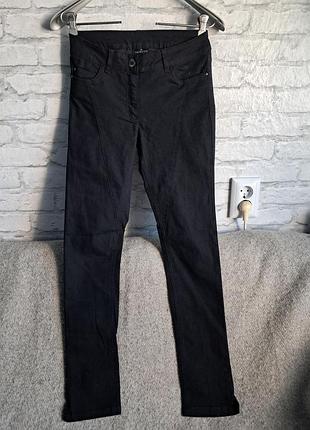 Черные джинсы скинни xs-s новые