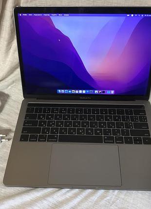 Ноутбук macbook pro retina a1706 2016/ 16gb/ssd 256/ tachbar