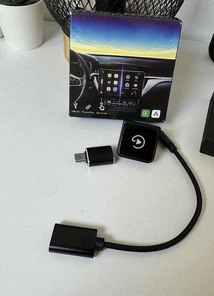 Беспроводной адаптер 2in1 carplay и android auto для iphone и android (usb / type-c)