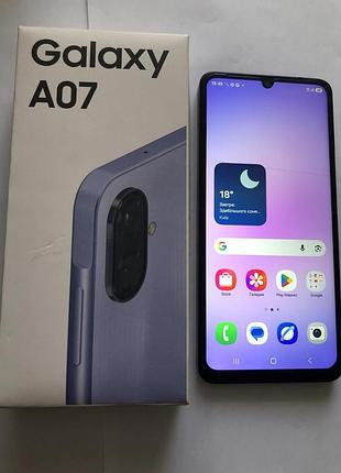 Смартфон samsung galaxy a07 (a075f) black 4/128, 2025