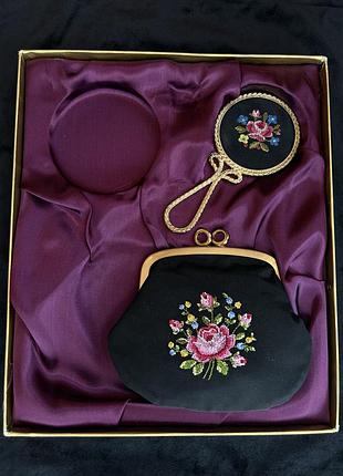 Vintage. вінтажний подарунковий набір у стилі petit point