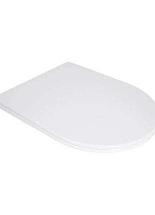 Сиденье для унитаза qtap (jay 520, 640, swan 520, 640) с микролифтом slim (qt1699sc5176w)