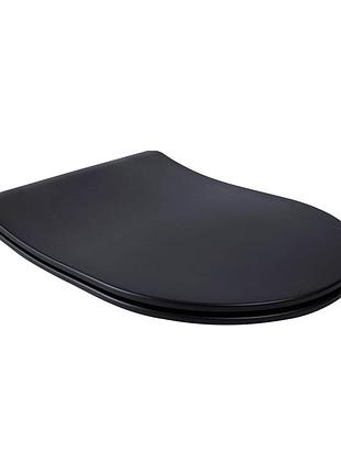 Сиденье для унитаза qtap (robin, scorpio) с микролифтом slim (qt99u184uf450mb)