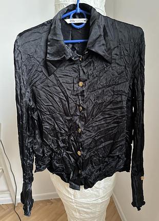 Атласна сорочка жатка zara
