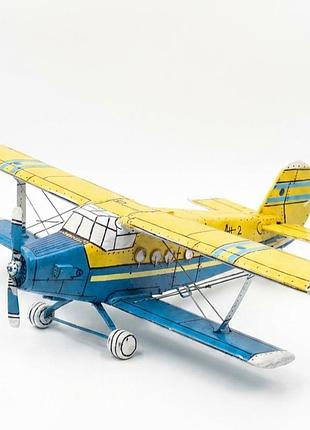 Колекційна модель літака ан-2 ручної роботи (47х40 см) — сувенір і іграшка в 1 екземплярі