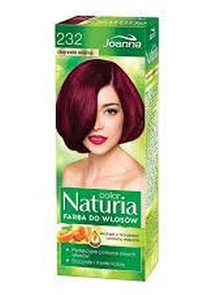 Краска для волос joanna hair naturia color тон 232 спелая вишня