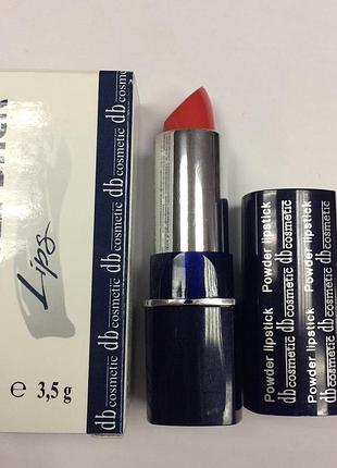 Губная помада db cosmetic «powder lipstick» тон 835