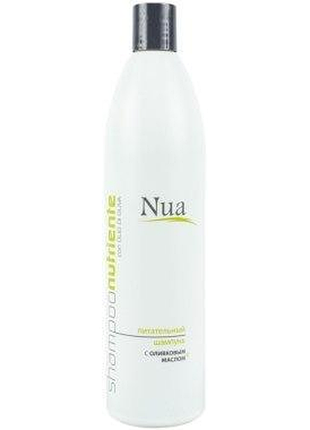 Питательный шампунь с оливковым маслом nua shampoo nutriente