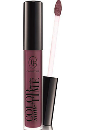 Матовая жидкая помада matte color time lipcolor tf тон 214