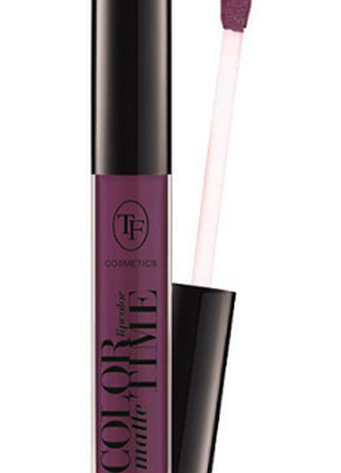 Матовая жидкая помада matte color time lipcolor tf тон 208