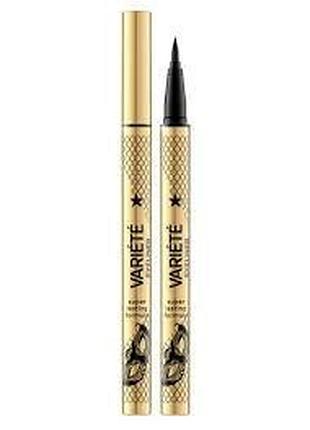 Подводка-фломастер для глаз eveline cosmetics waterproof variete eyeliner