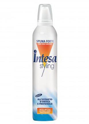 Пена для волос сильной фиксации intesa styling strong hold mousse