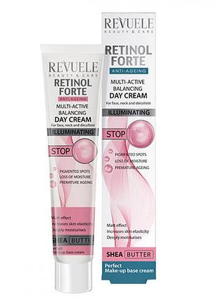 Мультиактивний балансуючий денний крем revuele retinol forte 50 мл