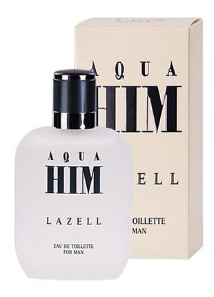 Парфюмированная вода lazell aqua him 100 ml