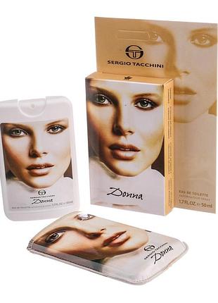Мініпарфуми в чохлі sergio tacchini donna 50ml