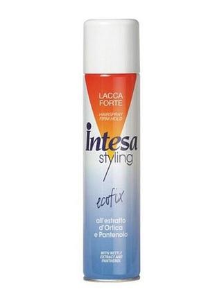 Лак для волос сильной фиксации intesa styling strong hold hairspay
