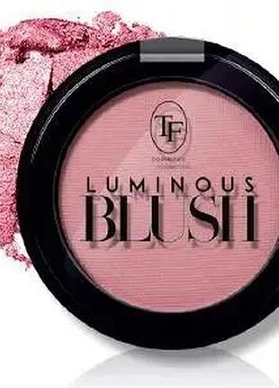 Пудровые румяна с шиммер эффектом tf luminous blush 601 розовый лепесток