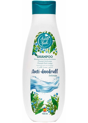 Шампунь fresh feel anti-dandruff проти лупи 750 мл