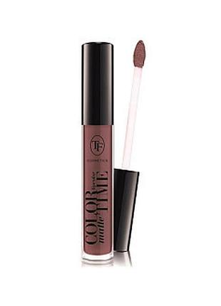 Матовая жидкая помада matte color time lipcolor tf тон 211