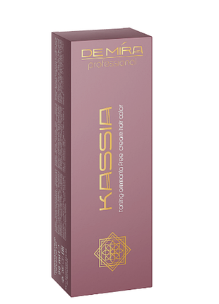 Крем-фарба demira professional kassia toning ammonia free 90 мл. 10/76 коричнево фіолетовими блонд