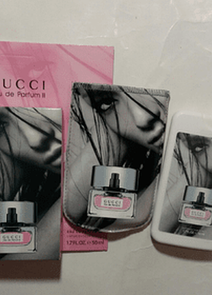 Мини-парфюм в изысканном чехле gucci eau de parfume 2 50ml