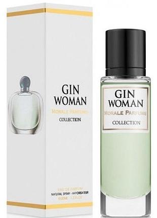Парфюмировання вода morale parfums gin woman 30 мл