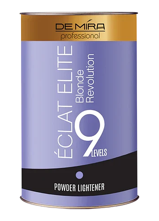 Пудра осветляющая demira professional éclat elite blonde revolution, 9 уровней 700 г