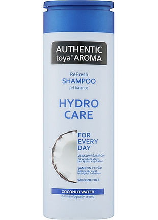 Шампунь для волосся зволожуючий authentic toya aroma shampoo hydro care 400ml