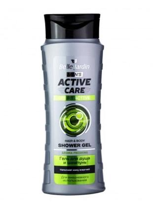 Шампунь для волосся + гель для душу belle jardin for men sport active