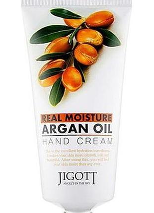 Крем для рук jigott real moisture argan oil hand cream з аргановою олією