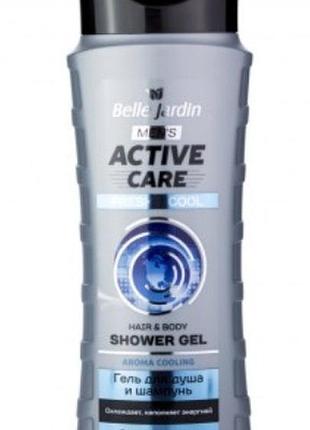 Шампунь для волосся + гель для душу belle jardin for men fresh&cool