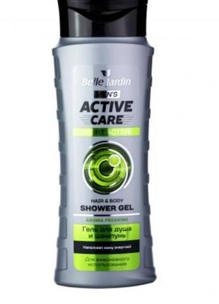 Шампунь для волосся + гель для душу belle jardin for men sport active